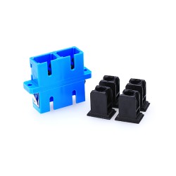 ตัวต่อหัวไฟเบอร์ SC-SC (UPC) DX SM BLUE  ตัวต่อหัวไฟเบอร์ SC-SC (UPC) DX SM BLUE