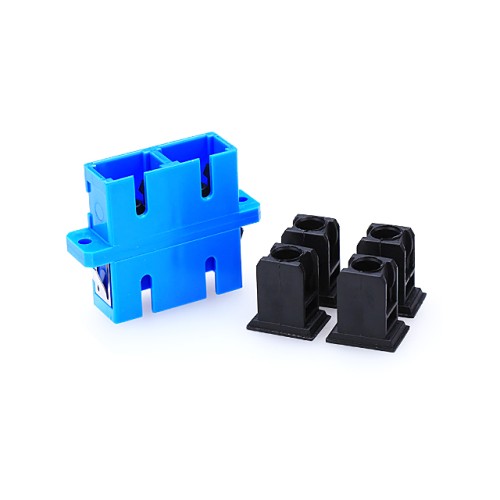 ตัวต่อหัวไฟเบอร์ SC-SC (UPC) DX SM BLUE  ตัวต่อหัวไฟเบอร์ SC-SC (UPC) DX SM BLUE