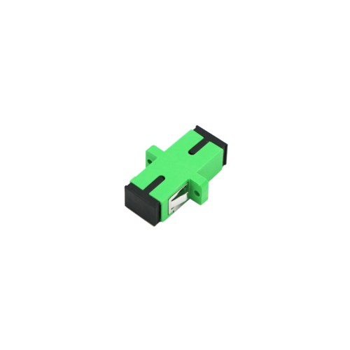 ตัวต่อหัวไฟเบอร์ SC-SC (APC) SX SM GREEN ตัวต่อหัวไฟเบอร์ SC-SC (APC) SX SM GREEN