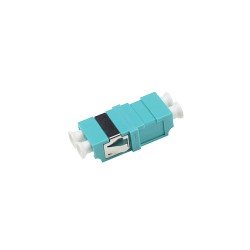 ตัวต่อหัวไฟเบอร์ LC-LC (UPC) DX MM OM3 ตัวต่อหัวไฟเบอร์ LC-LC (UPC) DX MM OM3