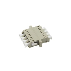 ตัวต่อหัวไฟเบอร์ LC-LC (UPC) Quad MM OM1, OM2 ตัวต่อหัวไฟเบอร์ LC-LC (UPC) Quad MM OM1, OM2