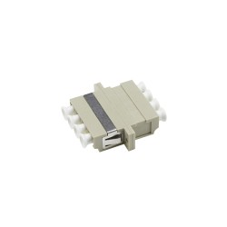 ตัวต่อหัวไฟเบอร์ LC-LC (UPC) Quad MM OM1, OM2 ตัวต่อหัวไฟเบอร์ LC-LC (UPC) Quad MM OM1, OM2