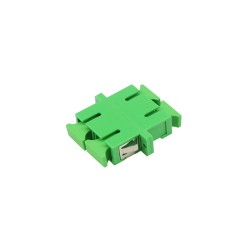 ตัวต่อหัวไฟเบอร์ SC-SC (APC) DX SM GREEN  ตัวต่อหัวไฟเบอร์ SC-SC (APC) DX SM GREEN