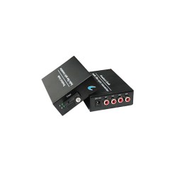 Audio 4 Channel To Fiber Converter 20KM Audio 4 Channel To Fiber Converter 20KM