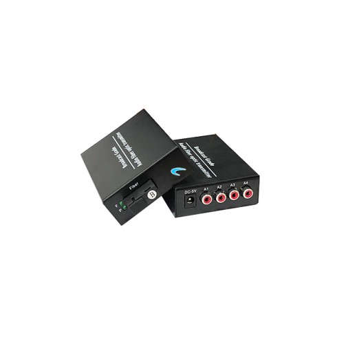 Audio 4 Channel To Fiber Converter 20KM Audio 4 Channel To Fiber Converter 20KM