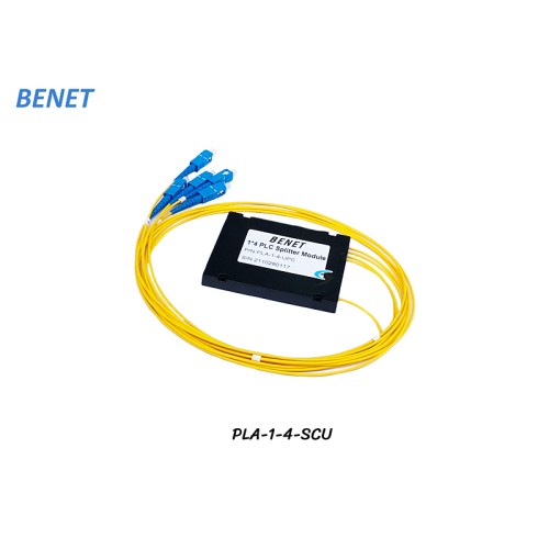 Splitter (PLC) Fiber Optic SC/UPC 1X4 abs Type