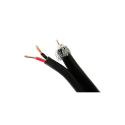 GLINK สาย RG6 พร้อมสายไฟ AC ชีลด์ 95% (100M) GLINK สาย RG6 พร้อมสายไฟ AC ชีลด์ 95% (100M)