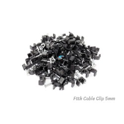 กิ๊บตอกสายไฟเบอร์ออฟติก FTTH Flat Type 1-6 Core กิ๊บตอกสายไฟเบอร์ออฟติก FTTH Flat Type 1-6 Core