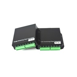 Dry Contact Switch 8 CH To Fiber Converter