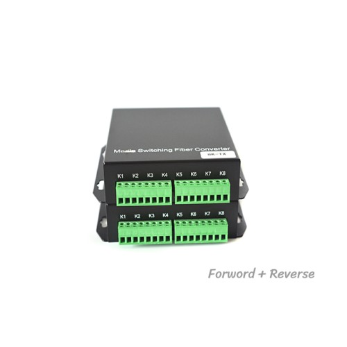 Dry Contact Switch 4 CH (Two-Way) To Fiber Converter Dry Contact Switch 4 CH (Two-Way) To Fiber Converter
