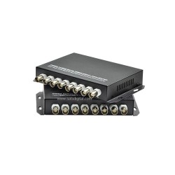 Fiber Optic Video Converter 8 Channel 720p
