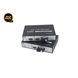 HDMI To Fiber Extender 4K 20KM (Loop Out) HDMI To Fiber Extender 4K 20KM (Loop Out)