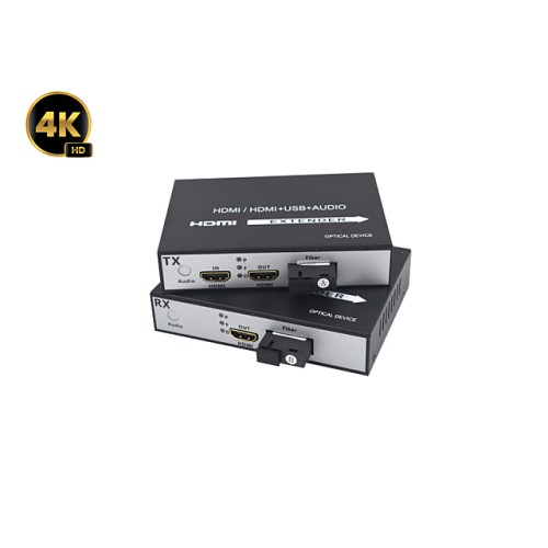 HDMI To Fiber Extender 4K 20KM (Loop Out) HDMI To Fiber Extender 4K 20KM (Loop Out)