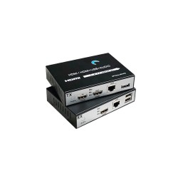 HDMI IP Extender 1080p + USB ระยะ 200 เมตร HDMI IP Extender 1080p + USB ระยะ 200 เมตร