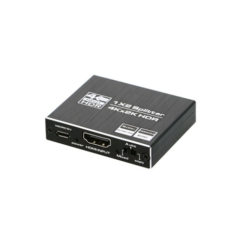 Mini Active HDMI Splitter 1X2 เวอร์ชั่น 2.0 4K@60Hz Mini Active HDMI Splitter 1X2 เวอร์ชั่น 2.0 4K@60Hz