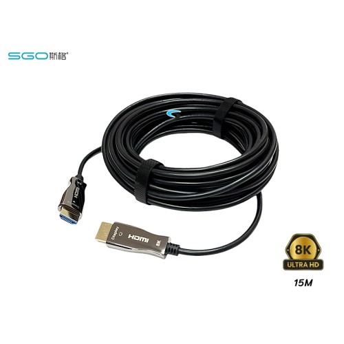 สาย HDMI Fiber Optic SGO 8K@60Hz ยาว 15 เมตร สาย HDMI Fiber Optic SGO 8K@60Hz ยาว 15 เมตร
