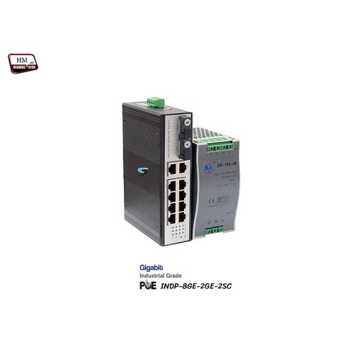 Gigabit Industrial PoE 8 Port + 2GE + 2SC + IND Power Gigabit Industrial PoE 8 Port + 2GE + 2SC + IND Power