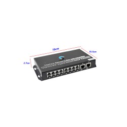 PCM Voice 8 Channel + 2 LAN /100 To Fiber Converter PCM Voice 8 Channel + 2 LAN /100 To Fiber Converter
