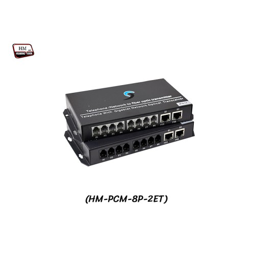 PCM Voice 8 Channel + 2 LAN /100 To Fiber Converter PCM Voice 8 Channel + 2 LAN /100 To Fiber Converter