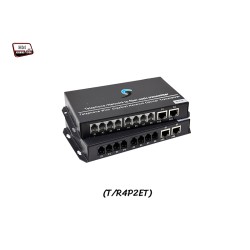 PCM Voice 4 Channel + 2 LAN 10/100 To Fiber Optic PCM Voice 4 Channel + 2 LAN 10/100 To Fiber Optic