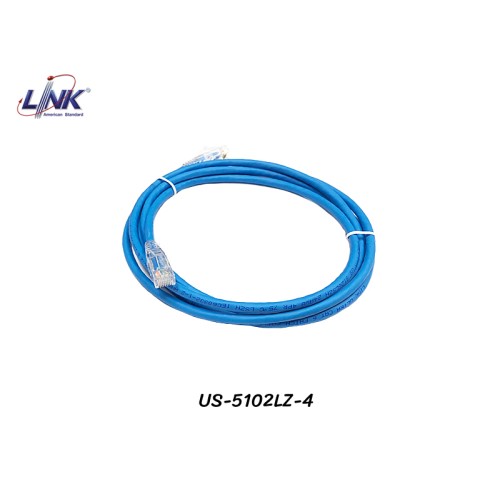 สายแลน Cat6 สำเร็จรูป 2 เมตร LINK รุ่น US-5102LZ-4 สายแลน Cat6 สำเร็จรูป 2 เมตร LINK รุ่น US-5102LZ-4