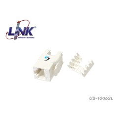 LINK เต้ารับหัวแลน CAT6 แบบบาง รุ่น US-1006SL LINK เต้ารับหัวแลน CAT6 แบบบาง รุ่น US-1006SL