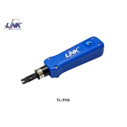 LINK เครื่องมือเข้าหัวแลน + หัวโทรศัพท์ตัวเมีย รุ่น TL-3116 LINK เครื่องมือเข้าหัวแลน + หัวโทรศัพท์ตัวเมีย รุ่น TL-3116