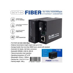 Gigabit Media BIDI 3KM GLINK รุ่น GCVT-04 Gigabit Media BIDI 3KM GLINK รุ่น GCVT-04