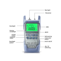 Optical Power Meter รุ่น AUA-9A + VFL 10mW  Optical Power Meter รุ่น AUA-9A + VFL 10mW