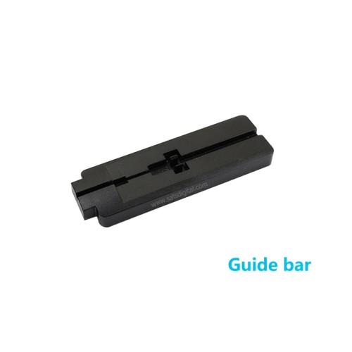 แผ่นรองตัดสายไฟเบอร์ออฟติกแบบฟิกซ์ระยะ (Guider Bar) แผ่นรองตัดสายไฟเบอร์ออฟติกแบบฟิกซ์ระยะ (Guider Bar)
