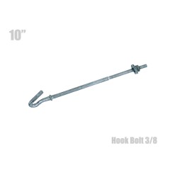 ฮุกโบลท์ (hook Bolt) ขนาด 3/8″ ความยาว 10 นิ้ว ฮุกโบลท์ (hook Bolt) ขนาด 3/8″ ความยาว 10 นิ้ว