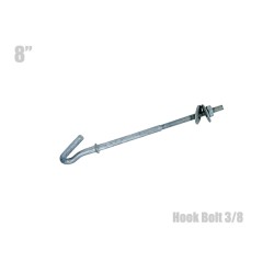 ฮุกโบลท์ (hook Bolt) ขนาด 3/8″ ความยาว 8 นิ้ว ฮุกโบลท์ (hook Bolt) ขนาด 3/8″ ความยาว 8 นิ้ว