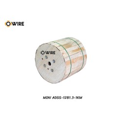 สายไฟเบอร์ออฟติก MINI ADSS 12 Core SM (1000M) สายไฟเบอร์ออฟติก MINI ADSS 12 Core SM (1000M)
