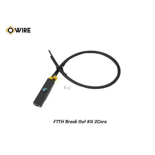 สายแยกคอร์ไฟเบอร์ชนิด Flat Type 2 Core (30CM) สายแยกคอร์ไฟเบอร์ชนิด Flat Type 2 Core (30CM)