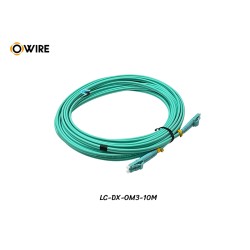 Patch Cord LC-LC MM OM3 Duplex ยาว 10 เมตร Patch Cord LC-LC MM OM3 Duplex ยาว 10 เมตร