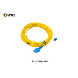 Patch Cord SC-LC (UPC) SM Duplex ยาว 10 เมตร Patch Cord SC-LC (UPC) SM Duplex ยาว 10 เมตร