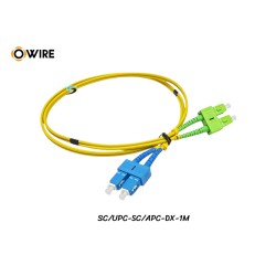 Patch Cord SC/UPC-SC/APC SM Duplex ยาว 1 เมตร Patch Cord SC/UPC-SC/APC SM Duplex ยาว 1 เมตร