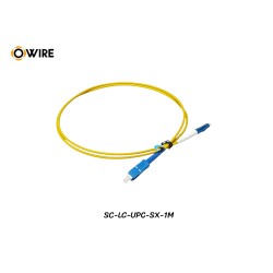 Patch Cord SC-LC (UPC) SM Simplex ยาว 1 เมตร Patch Cord SC-LC (UPC) SM Simplex ยาว 1 เมตร