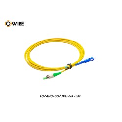 Patch Cord FC/APC-SC/UPC SM Simplex ยาว 3 เมตร Patch Cord FC/APC-SC/UPC SM Simplex ยาว 3 เมตร