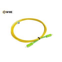 Patch Cord SC-SC (APC) SM Simplex ยาว 3 เมตร Patch Cord SC-SC (APC) SM Simplex ยาว 3 เมตร