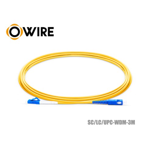 Patch Cord SC-LC (UPC) SM Simplex ยาว 3 เมตร Patch Cord SC-LC (UPC) SM Simplex ยาว 3 เมตร
