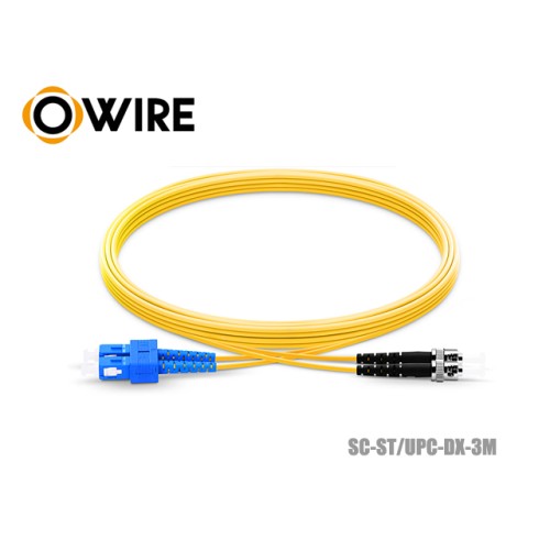 Patch Cord SC-ST (UPC) SM Duplex ยาว 3 เมตร Patch Cord SC-ST (UPC) SM Duplex ยาว 3 เมตร