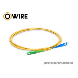 Patch Cord SC/APC-SC/UPC SM Simplex ยาว 1 เมตร Patch Cord SC/APC-SC/UPC SM Simplex ยาว 1 เมตร