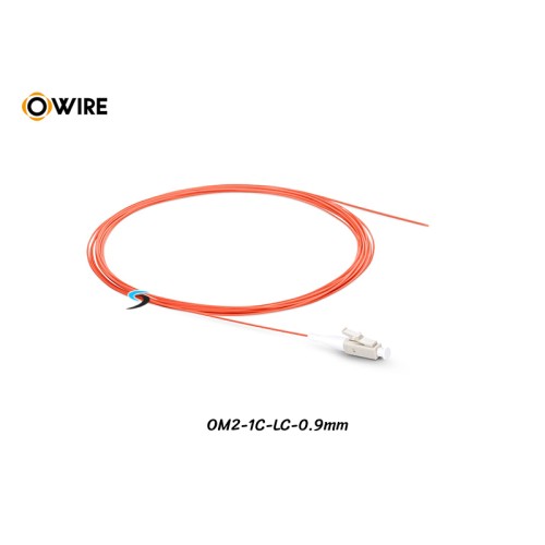 Pigtail 1 Core LC/UPC MM OM2 0.9mm ยาว 1.5 เมตร Pigtail 1 Core LC/UPC MM OM2 0.9mm ยาว 1.5 เมตร