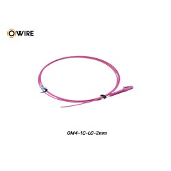 Pigtail 1 Core LC/UPC MM OM4 2mm ยาว 1.5 เมตร Pigtail 1 Core LC/UPC MM OM4 2mm ยาว 1.5 เมตร