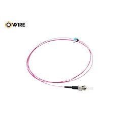 Pigtail 1 Core ST/UPC MM OM4 0.9mm ยาว 1.5 เมตร Pigtail 1 Core ST/UPC MM OM4 0.9mm ยาว 1.5 เมตร
