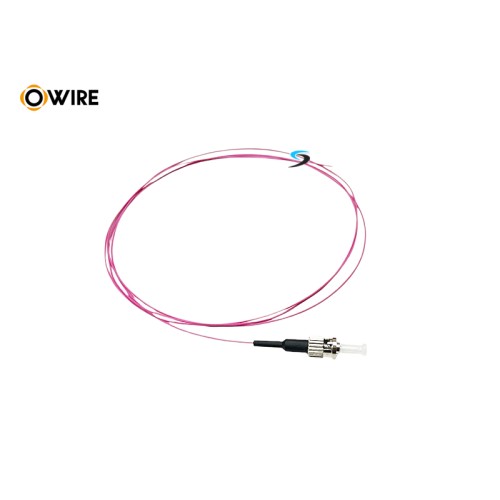 Pigtail 1 Core ST/UPC MM OM4 0.9mm ยาว 1.5 เมตร Pigtail 1 Core ST/UPC MM OM4 0.9mm ยาว 1.5 เมตร