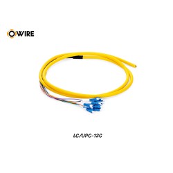 Pigtail 12 Core LC/UPC SM 0.9mm ยาว 1.5 เมตร Pigtail 12 Core LC/UPC SM 0.9mm ยาว 1.5 เมตร