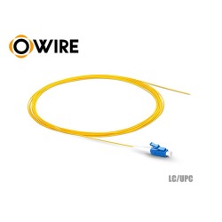 Pigtail 1 Core LC/UPC SM 0.9mm ยาว 1.5 เมตร Pigtail 1 Core LC/UPC SM 0.9mm ยาว 1.5 เมตร