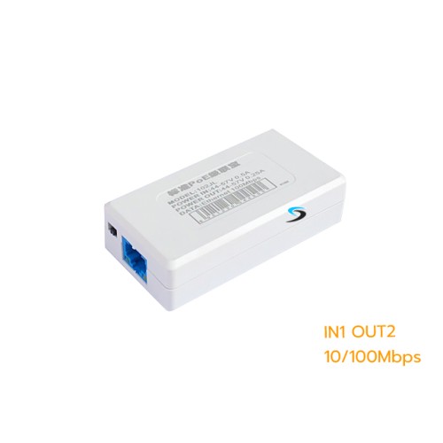 10/100 PoE Extender เข้า 1 ออก 2 รุ่น 102JL
